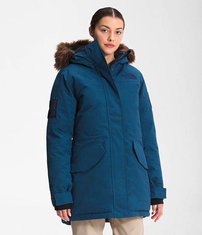 Parka The North Face Mujer Azules Expedition Mcmurdo 61024YHXZ